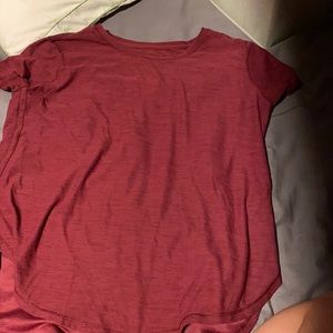Maroon athletic kids shirt